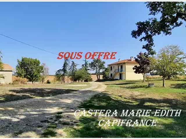 Barran 32350 Achat / Vente maison 7 pièces t7 jardin balcon