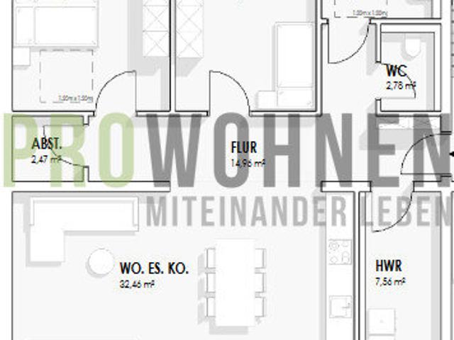 barrierefreie Neubaueigentumswohnung im Stadtteil Obernau mit Premiumqualität
