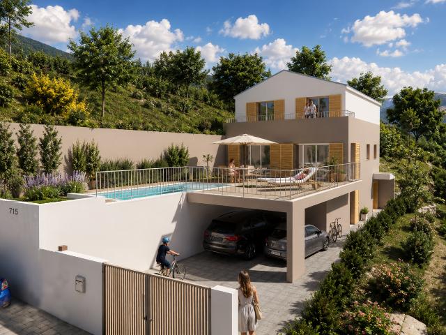 Bastia Cardo: Superbe villa de 185m2 neuve avec piscine livraison été 2027