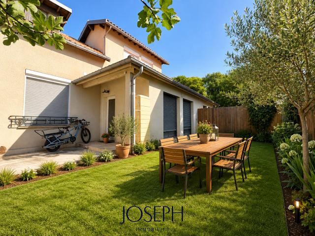 BAS COTE PAVEE, MAISON T4 AVEC JARDIN