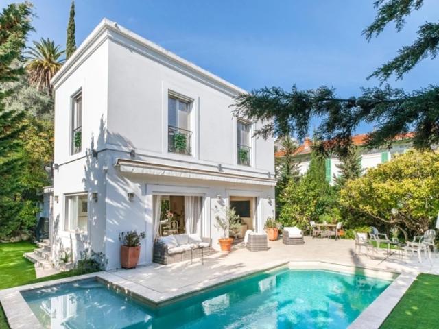 Bas Cimiez Villa contemporaine lumineuse avec piscine et jardin méditerranéen