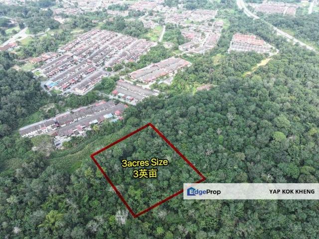 Batu Gajah Town Area 3acres Freehold Land For Sale Just 2min From Town 出售霹雳巴都牙也中心3英亩永久地契地/距离华都牙也中心仅需2分钟