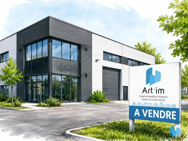 BÂTIMENT D'ACTIVITÉ AVEC LOCATAIRE EN PLACE A VENDRE