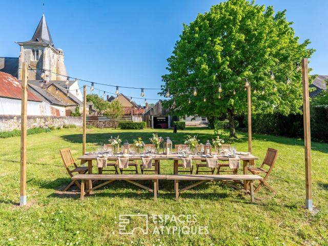 Bâtisse à fort potentiel avec jardin et dépendances 633m² Sonzay