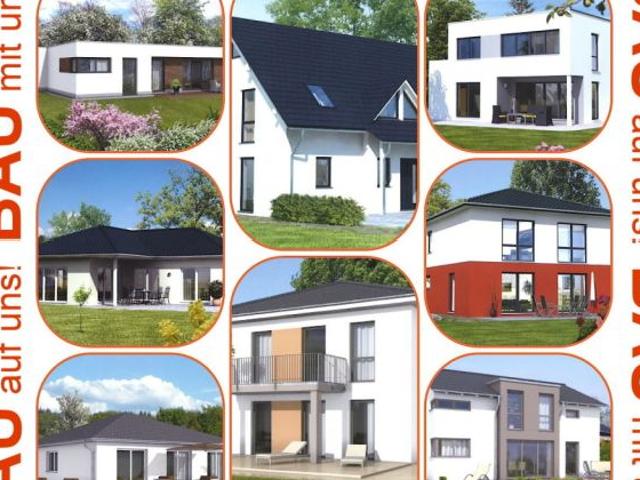 BAU auf uns! Bau mit uns! Vom ROHBAUHAUS plus Fertigstellungspakete oder als schlüsselfertiges Haus auf Deinem Grundstück!