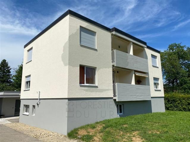3 Zimmer Wohnung mit Garage in Courgenay