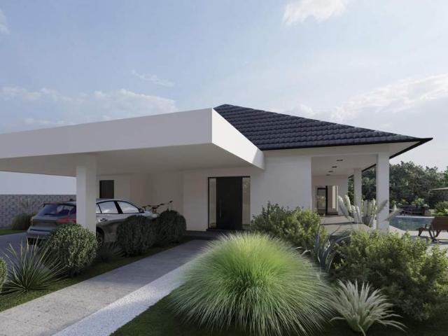 Baubeginn sofort schönes Baugrundstück mit Baubewilligung für einen Bungalow mit Pool