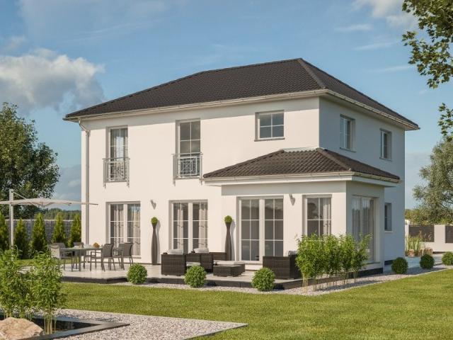 Bauen Sie Ihre Stadtvilla KfW 40+QNG CLOU 157