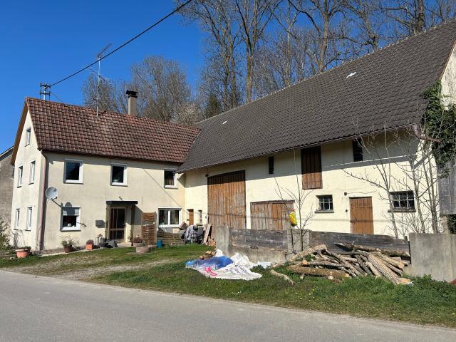 Bauernhaus mit Nebengebäuden in schöner Lage