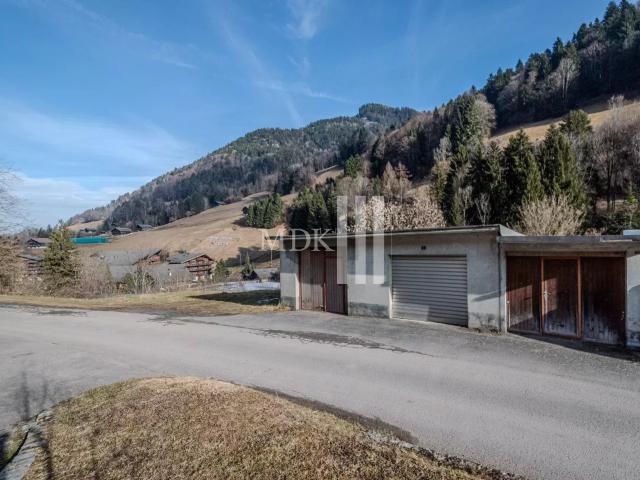 Baugrundstück mit Garagenbox in Val d'Illiez