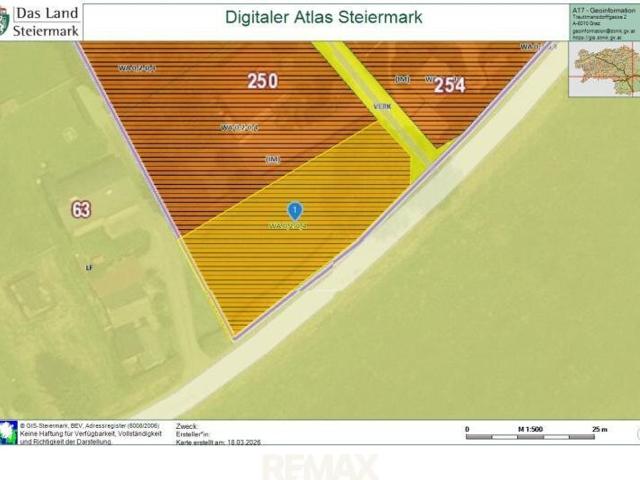 Baugrundstück ohne Bauzwang in Sonniger Lage