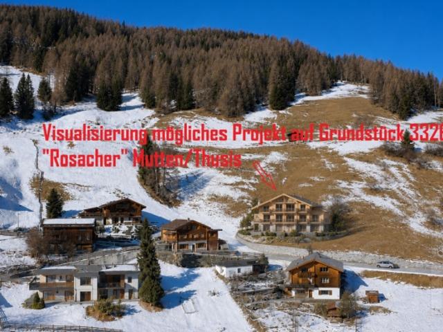Baugrundstück Rosacher in Mutten Gemeinde Thusis