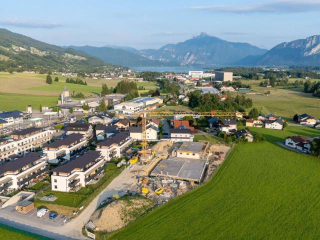 BAUSTART ERFOLGT PROVISIONSFREI! Mondsee 2 Zi. Gartenwohnung mit ca. 90 m² Garten BAURECHTOBJEKT