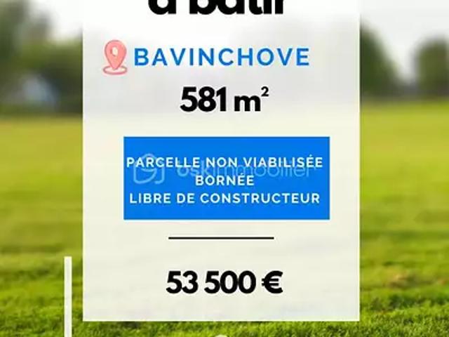 Bavinchove 59670 Achat / Vente terrain