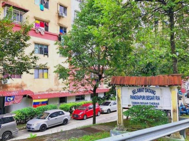 Bawah harga Pasaran Cheras Segar Ria apt untuk jual