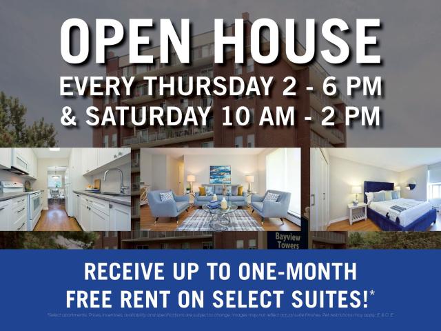 Bayview Towers 1 Bed 1 Bath A South Apartment for Rent