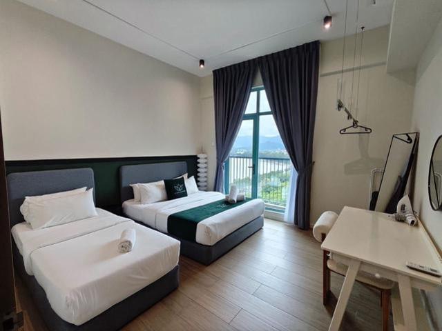 Bay Suite Facing Seaview KK City Likas Ideal Investment 2R2B