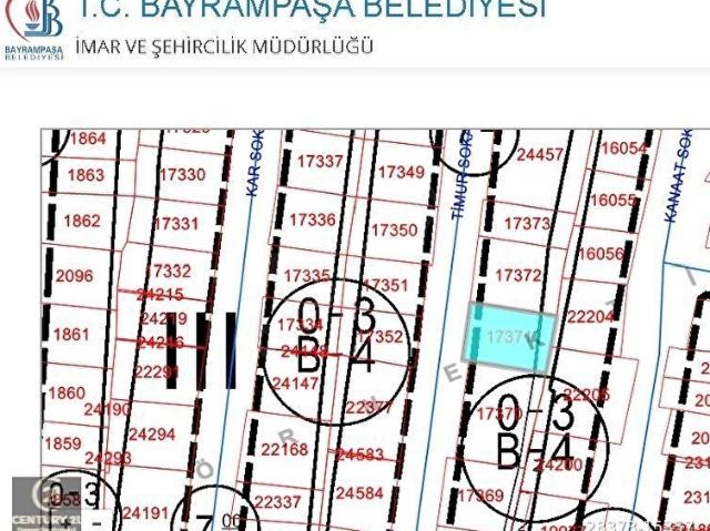 BAYRAMPAŞADA 5.5 KAT İMARLI 7.83m CEPHELİ PROJELİK ARSA!