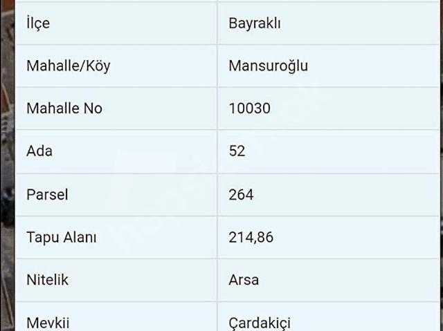 Bayrakı'da Satılık Arsa