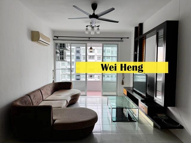 bayswater seaview 1302sf fully furnished in egate gelugor for rent