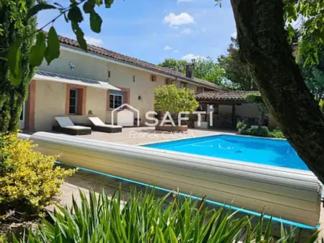 Baziège 31450 Achat / Vente maison 12 pièces t12 piscine terrasse