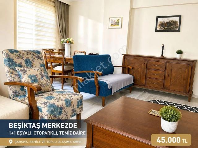 Beşiktaş Merkezde 2+1 Eşyalı,bakımlı, Otoparklı, Temiz Daire
