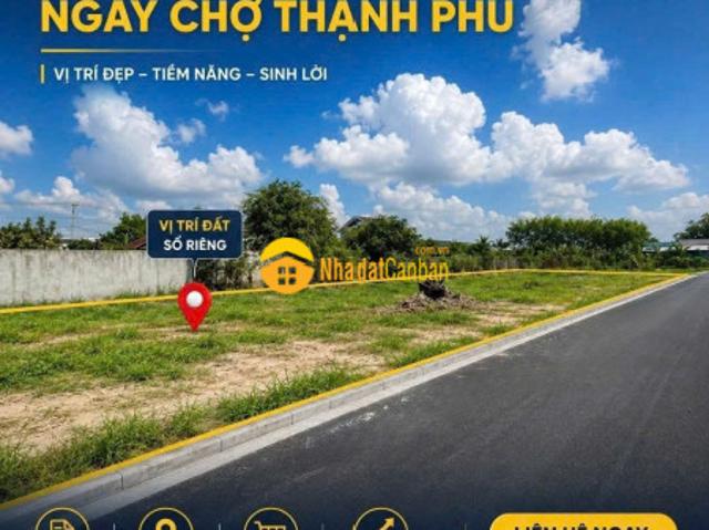 Bên em vừa bung đất full thổ cư ngay chợ thạnh phú phường tân triều cách hương lộ 15 đang mở