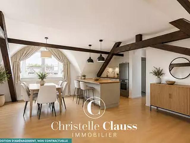 Benfeld 67230 Achat / Vente appartement 2 pièces t2 au dernier étage cave