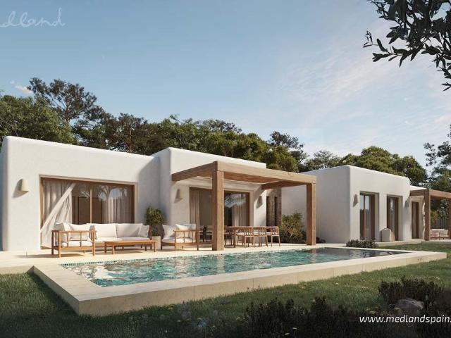 Ibiza style villa z basenem, 3 sypialnie, luksusowe wykończenia