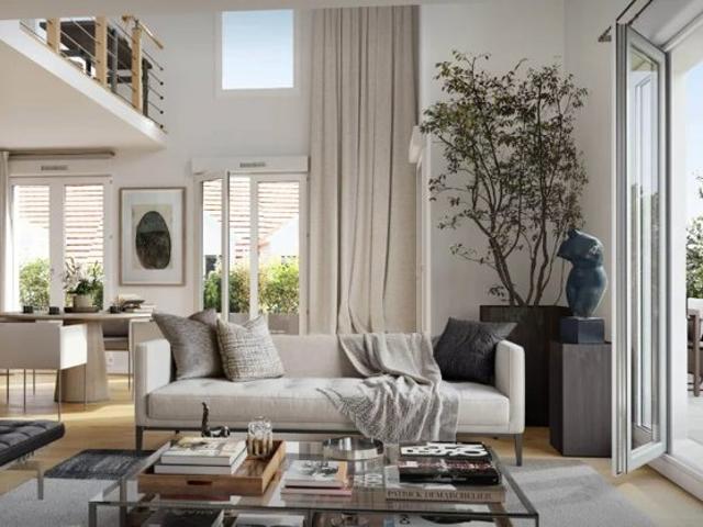 Beau Duplex 4 chambres au dernier étage avec grande terrasse