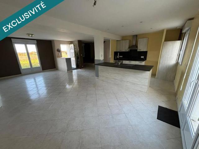 Beau pavillon de 130m2 hab. sur 2288m2 de terrain clos. A 1h30 de Paris, sotie A6 et gare a 15min