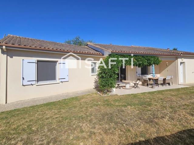 Beau plain pied 137 m²