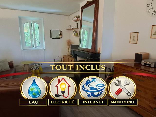 BEAU QUATRE PIECES TRAVERSANT