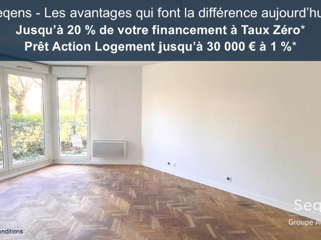 Beau studio en rez de jardin avec terrasse au calme sur parc