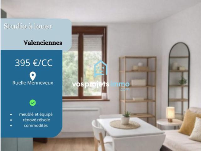 Beau studio entierement équipé et meublé