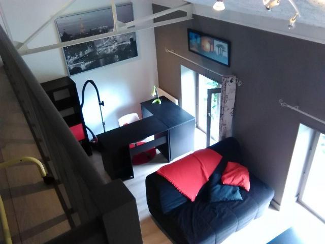 Beau T1bis avec mezzanine meublé 31m² La Catho