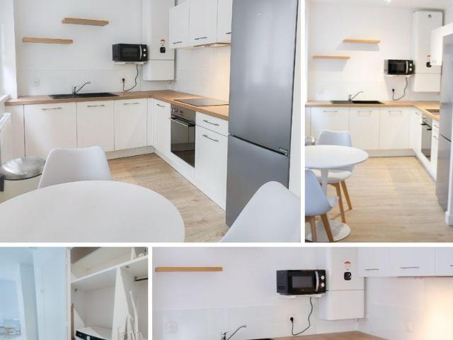 Beau T2 meublé 46 m² rénové, lumineux et calme
