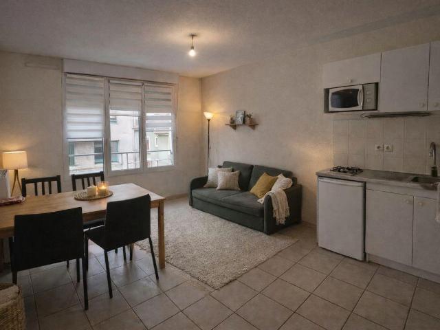 Beau T2 meublé 34m² centre
