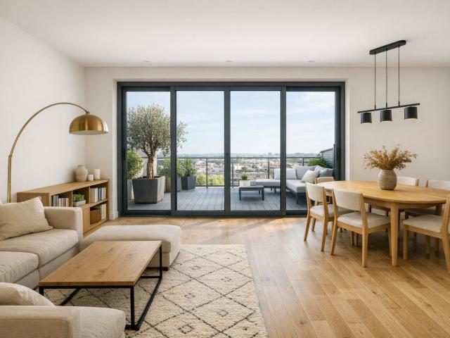 Beau T2 neuf, balcon et métro à proximité immédiate 2 pièces, 40 m²