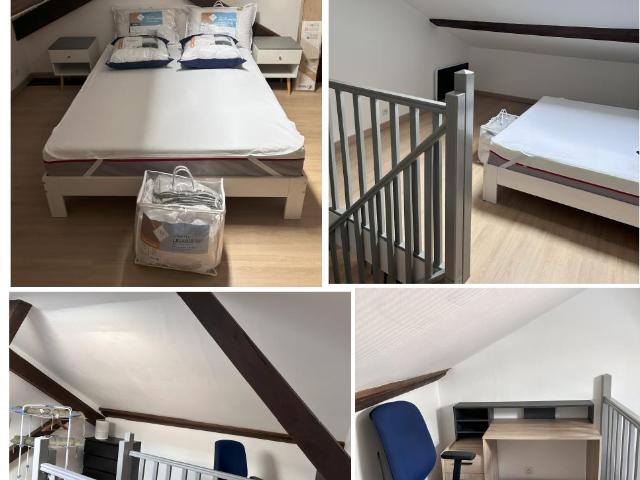Beau T2 en duplex meublé rénové