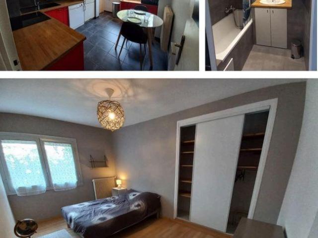 Beau T3 meublé 63m² rénové, calme et lumineux
