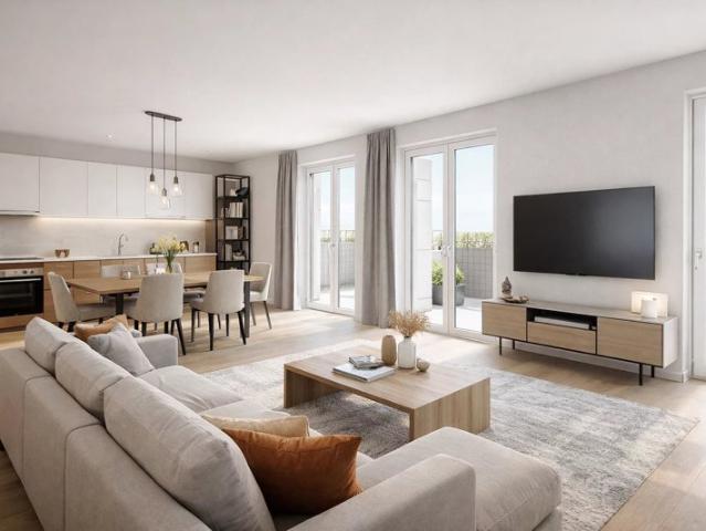 Beau T3 à Puteaux avec 2 chambres au dernier étage