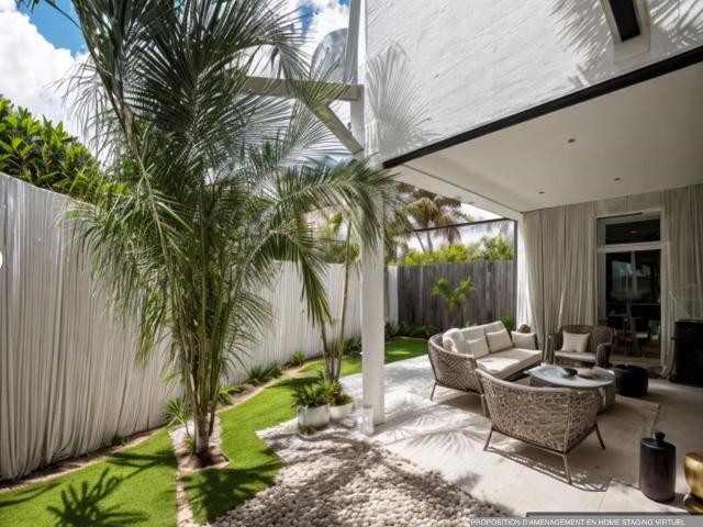 Beau T3 en rez de jardin au Lamentin