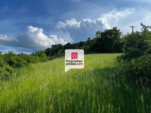Beau terrain constructible et arboré de 3350 m² situé proche du bourg de SAINT PAUL DE SERRE 24380