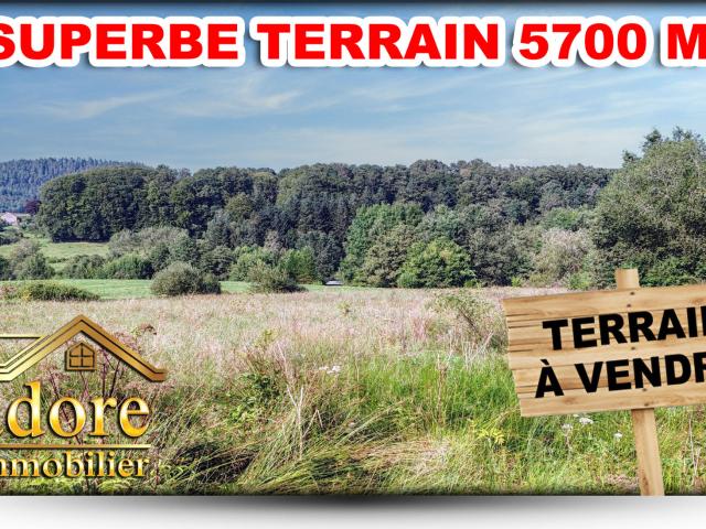 BEAU TERRAIN DE 5700 m2