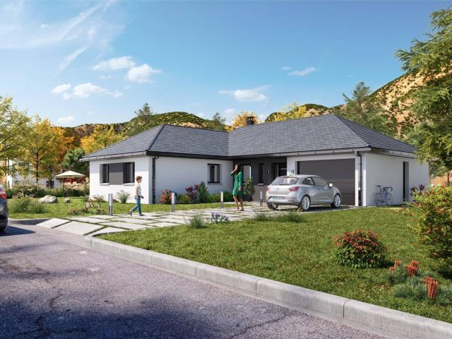 Beau terrain plat de 1002m² à 5 minutes de Bourg Achard proce to