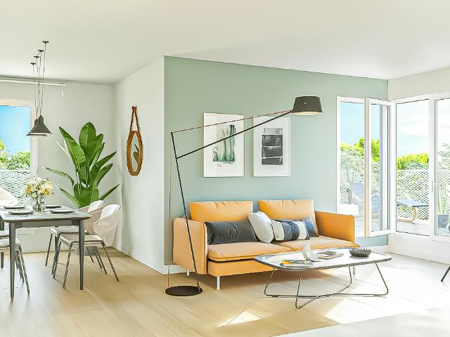 BEAU 2 PIECES DERNIER ETAGE BALCON et PARKING