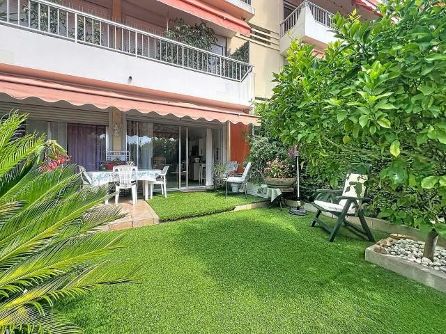 BEAU 3P TRAVERSANT REZ DE JARDIN ANTIBES