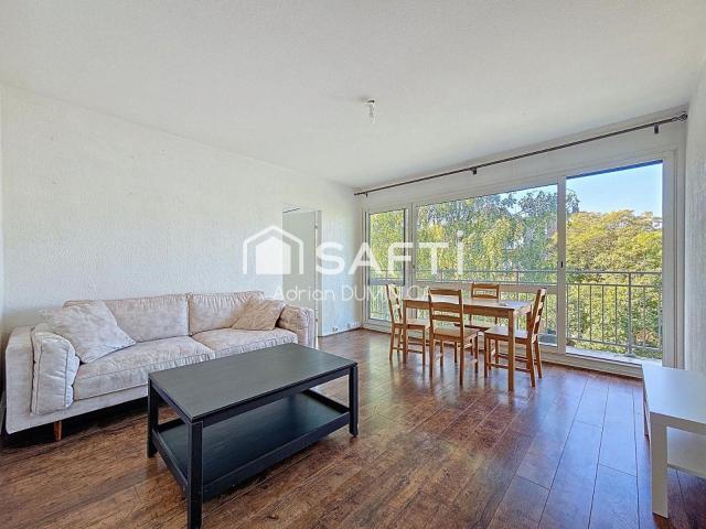 Beau 3P 61m² meublé lumineux avec grand balcon