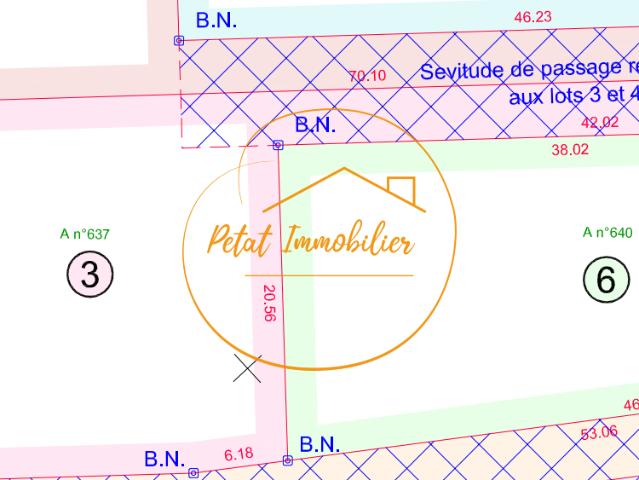 Beaugency, terrain à batir non viabilisé 1117m2